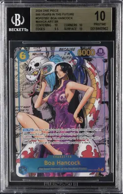 2024 ONE PIECE 500 YEARS IN THE FUTURE MANGA ALT ART #OP07051 BOA HANCOCK BGS 10 - Image 1