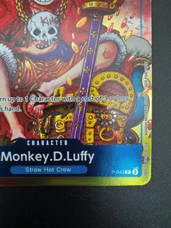 2024 One Piece Monkey D. Luffy Convention Exclusive Foil Promo P-043 - Image 3