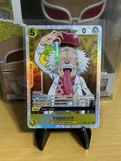 Vegapunk EB02-056 SR One Piece Extra Booster Anime 25th Collection English - Image 1