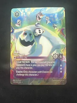 Olaf - Happy Passenger (Enchanted) 209/204 Shimmering Skies Disney Lorcana - Image 1