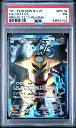 PSA 1 Giratina BW74 Plasma Storm Black & White Promo Card 'B' TCGKITTEN - Image 2