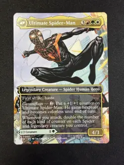 Miles Morales (0200) (Borderless) - Near Mint MTG Marvel's Spider-Man - Regular - Image 2