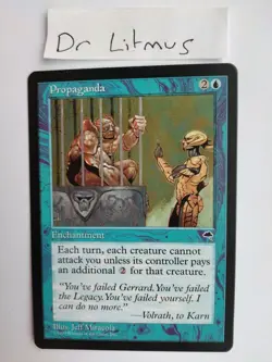 1x Propaganda Tempest MTG Great Condition - Image 1