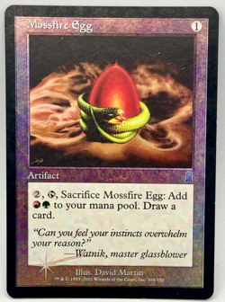 Mossfire Egg FOIL | Moderately Played Odyssey Uncommon Magic MtG - Image 1