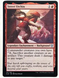 Street Urchin NM/M* Commander Baldur's Gate ENGLISH 197/361 mtg -UnltdCards - Image 1