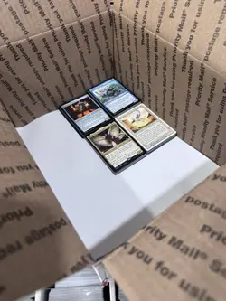 🧙17lbs+ 4200+ UNSEARCHED Magic The Gathering Bulk Lot LP/NM w/ Rares & Foils‼ - Image 2