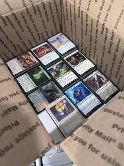 🧙17lbs+ 4200+ UNSEARCHED Magic The Gathering Bulk Lot LP/NM w/ Rares & Foils‼ - Image 3