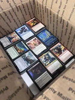 🧙17lbs+ 4200+ UNSEARCHED Magic The Gathering Bulk Lot LP/NM w/ Rares & Foils‼ - Image 4