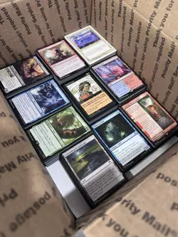 🧙17lbs+ 4200+ UNSEARCHED Magic The Gathering Bulk Lot LP/NM w/ Rares & Foils‼ - Image 5