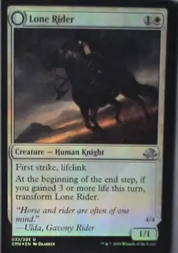 Lone Rider - Eldritch Moon: #33, Magic: The Gathering - Foil Lp C255 - Image 1