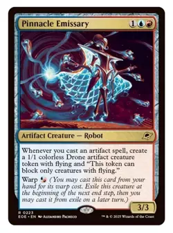 1x Pinnacle Emissary - Edge of Eternities Rare! NM Mint! Ships fast! - Image 1