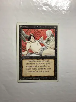 Sacrifice 1994 Revised Edition MTG - Image 1