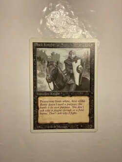 Black Knight 1994 Revised Edition MTG - Image 1