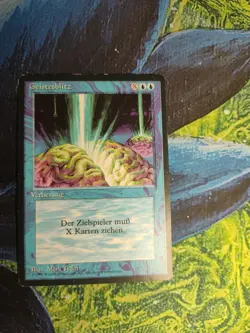 1x Braingeyser FBB GERMAN HP MTG Geistesblitz Revised - Image 1