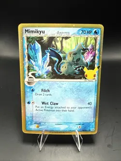 Pokemon Card TCG - Mimikyu Delta Species SWSH136 Promo Celebrations D - Image 1