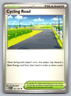 Pokemon TCG SV: Scarlet & Violet 151 Cycling Road 157/165 - Image 1