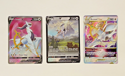 Pokemon Card Arceus Lot V Promo SWSH204 Vstar 123/172 V Full Art 165/172! - Image 1