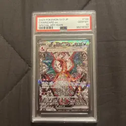 2023 POKEMON JPN SV3-RULER OF THE BLACK FLAME #134 CHARIZARD EX PSA 10 - Image 4