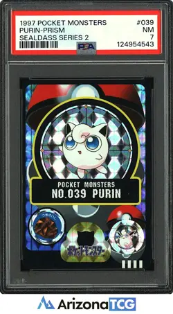 Pokemon 1997 Purin 039 Prism Sealdass Series 2 Japanese PSA 7 - Image 1