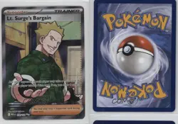 Lt Surge's Bargain Ultra Rare Pokemon Mega Evolution MEG #170 - Image 3