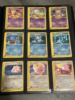 Huge Vintage Pokemon Card Binder Collection 250+ Cards - WOTC Era Lot - Image 4