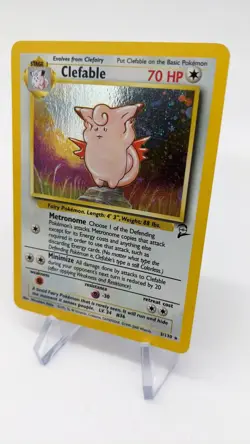 Vintage Pokemon - Clefable - 5/130 - Base Set 2 Holo - LP - Image 3