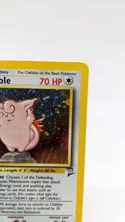 Vintage Pokemon - Clefable - 5/130 - Base Set 2 Holo - LP - Image 4
