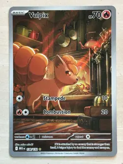 Vulpix 138/132 ME:01 Mega Evolutions Pokemon TCG - Illustration Rare - NM - Image 1
