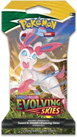 Pokemon SWSH07: Evolving Skies Sleeved Booster Pack Factory Sealed English - Image 2