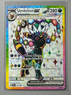Pokemon Prismatic Evolutions Umbreon ex 176 SVP176 Figure Collection Promo 5 - Image 1