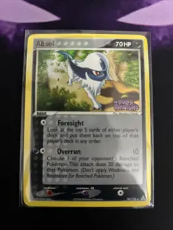Absol 18/110 Pokemon EX Holon Phantoms Reverse Holo Stamped - Image 1