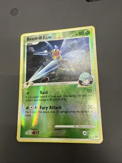 Pokemon TCG Beedrill G Arceus 53/99 Reverse Holo Common 2009 - Image 1