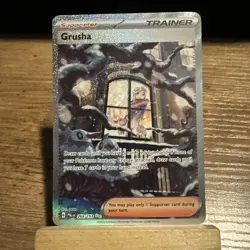 Pokemon TCG Grusha 268/193 Paldea Evolved Special Illustration Rare NM + BONUS - Image 1