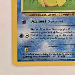 Psyduck 65/82 Common Team Rocket MP Pokemon - Image 4