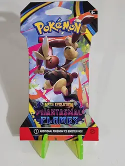 Pokemon TCG Phantasmal Flames Sleeved Booster Pack Factory Sealed - Image 1