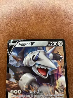 Pokemon TCG Aggron V Sword & Shield: Brilliant Stars 096/172 Holo Ultra Rare NM - Image 2