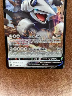 Pokemon TCG Aggron V Sword & Shield: Brilliant Stars 096/172 Holo Ultra Rare NM - Image 3