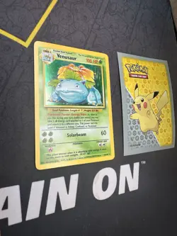Pokemon Card Venusaur 15/102 Base Set Holo Rare 019💎NM +💎 - Image 2