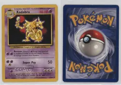 Kadabra Pokemon Base Set #32 1999 - Image 3