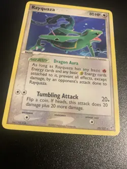 Rayquaza EX Deoxys 22/107 Regular Rare Non Holo Pokemon TCG - Image 3