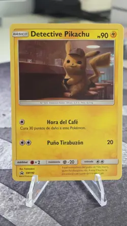 Pokemon TCG Detective Pikachu SM190 - Spanish Black Star Promo - Image 1