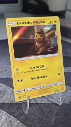 Pokemon TCG Detective Pikachu SM190 - Spanish Black Star Promo - Image 3