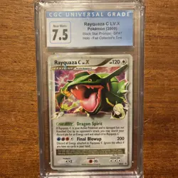 2009 Pokemon Diamond and Pearl Rayquaza C LV.X Promo DP47 Holo CGC 7.5 - Image 1