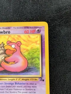 Slowbro First Edition LP Pokemon 43/62 Fossil Regular - Image 3