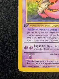 Slowbro First Edition LP Pokemon 43/62 Fossil Regular - Image 5