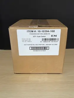 POKEMON TCG 2026 POKEMON DAY COLLECTION BOX FACTORY SEALED CASE 6 BOXES (B) - Image 1