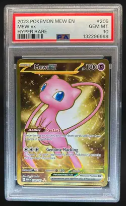 2023 Pokemon SV 151 Mew ex #205/165 PSA 10 - Image 1