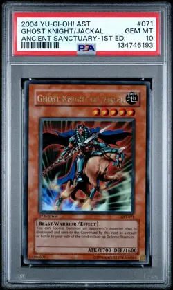 Ghost Knight Of Jackal AST-071 1st Edition Ultra Rare Yugioh PSA 10 *193 - Image 1