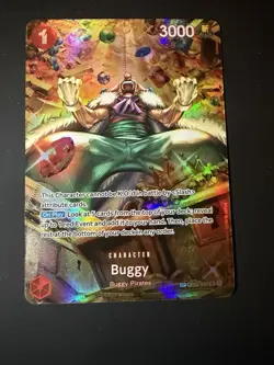 One Piece CCG Op03-008 Buggy Sp Alt Art NM - Image 1