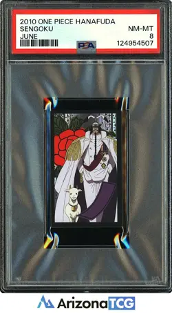 One Piece 2010 Sengoku June One Piece Hanafuda PSA 8 - Image 1
